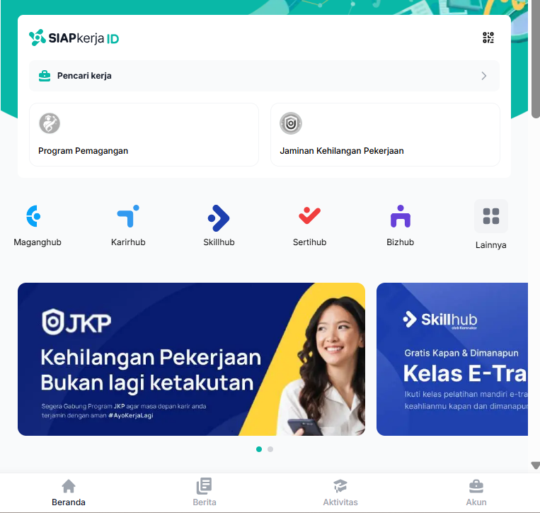 Pelayanan Pendaftaran Kartu Pencari Kerja (AK1)