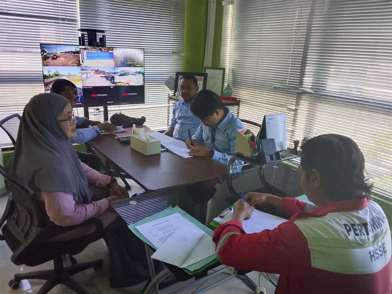 Monitoring RTK Mikro ke PT Pertamina trading and service  anak perusahaan PT.Pertamina di kecamatan maronge