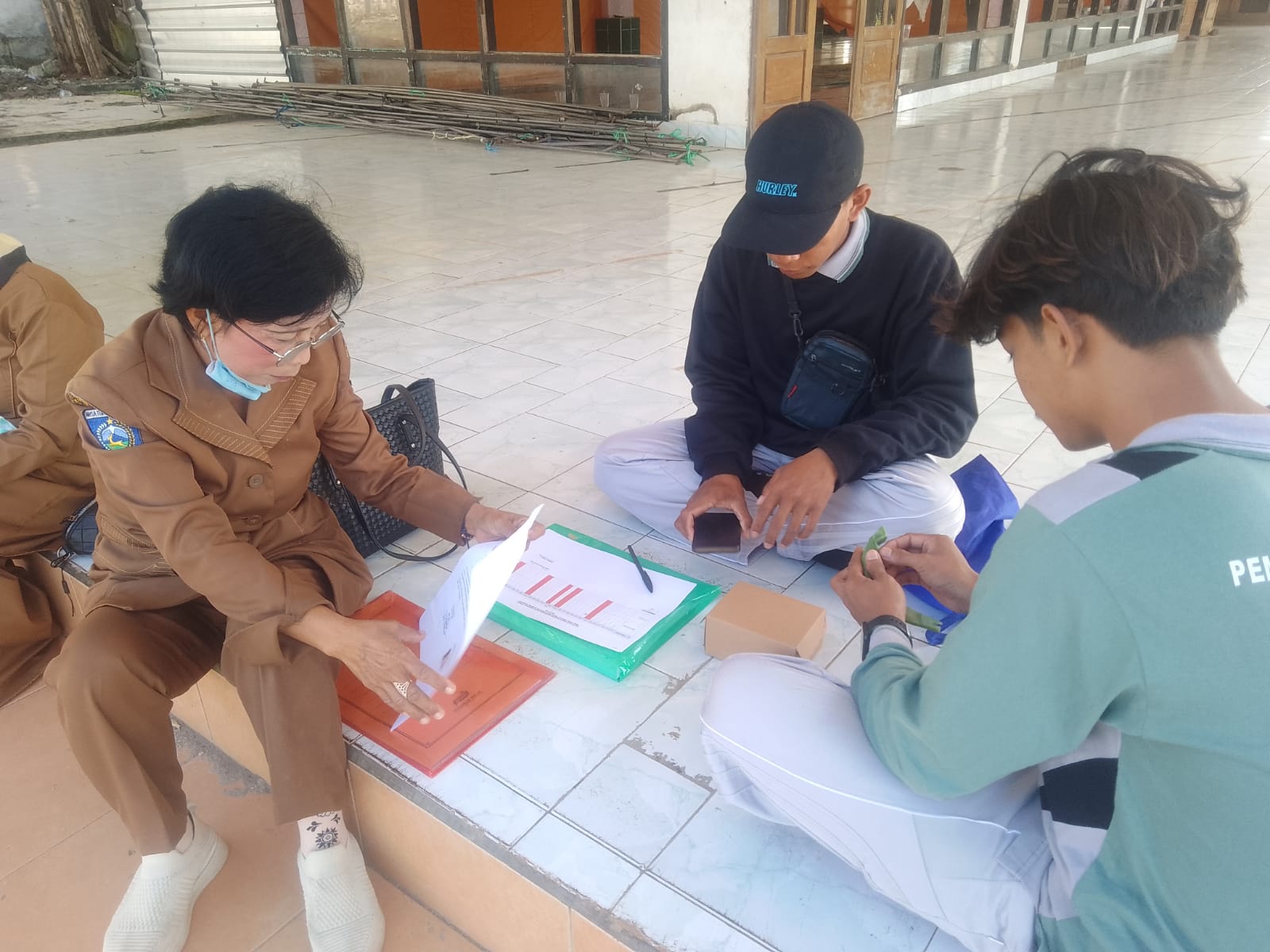 Penempatan peserta magang tambak labangka 1 labangka  2
