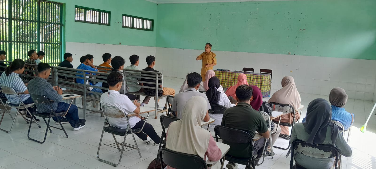 Pengarahan dari Kepala BLK Sumbawa kepada peserta pelatihan APBN 2026.